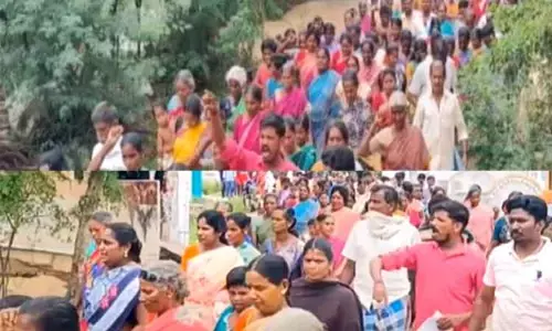பரந்தூர் விமான நிலையம் - எதிர்ப்பு தெரிவித்து சட்டப்பேரவை நோக்கி வரும் 17ம் தேதி கிராம மக்கள் நடைபயணம் பரந்தூர் விமான நிலையம் - எதிர்ப்பு தெரிவித்து சட்டப்பேரவை நோக்கி வரும் 17ம் தேதி கிராம மக்கள் நடைபயணம்