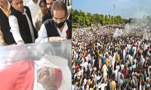 உத்தரபிரதேசத்தில் சொந்த கிராமத்தில் முலாயம்சிங் யாதவ் உடல் தகனம்; தலைவர்கள் இறுதி அஞ்சலி உத்தரபிரதேசத்தில் சொந்த கிராமத்தில் முலாயம்சிங் யாதவ் உடல் தகனம்; தலைவர்கள் இறுதி அஞ்சலி