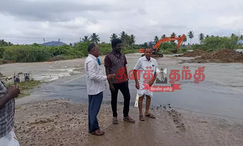 ஏரிகளில் அதிகாரிகள் ஆய்வு