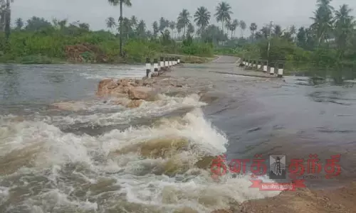 தேவூர் அருகே சரபங்கா நதியில் மீண்டும் வெள்ளம்:  4 தரைப்பாலங்கள் தண்ணீரில் மூழ்கின   போக்குவரத்து பாதிப்பு