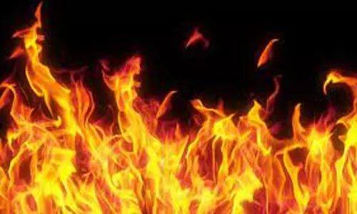 குடிசை தீயில் எரிந்து நாசம்