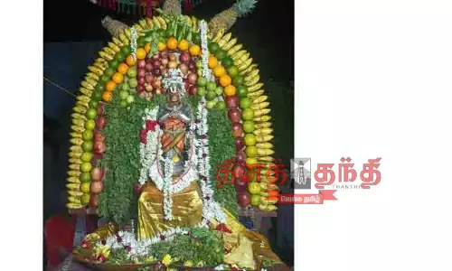 ஆஞ்சநேயருக்கு சிறப்பு திருமஞ்சனம்