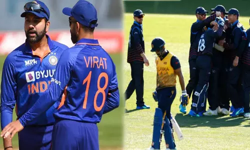 டி20 உலகக் கோப்பை: இலங்கையின் அதிர்ச்சி தோல்வியால் இந்திய அணிக்கு சிரமம்?- முழு விவரம் டி20 உலகக் கோப்பை: இலங்கையின் அதிர்ச்சி தோல்வியால் இந்திய அணிக்கு சிரமம்?- முழு விவரம்