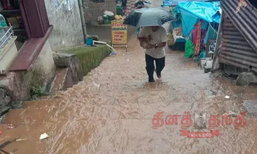 வால்பாறையில் பலத்த மழை