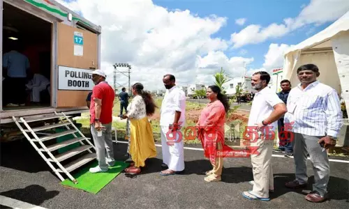 காங்கிரஸ் தலைவர் பதவிக்கான தேர்தல்: கர்நாடகத்தில் அமைதியான முறையில் ஓட்டுப்பதிவு