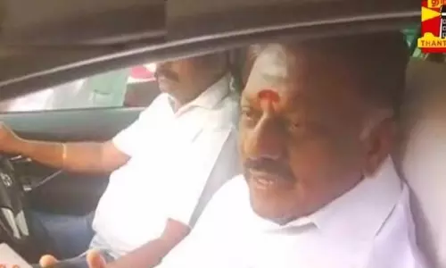 சட்டசபை கூட்டத்தொடரில் பங்கேற்க புறப்பட்டார் ஓ. பன்னீர்செல்வம்