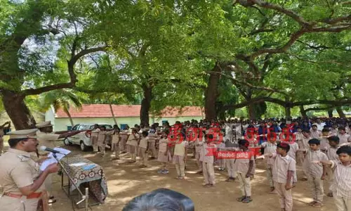 வேட்டைக்காரன்புதூர் அரசு பள்ளியில்  போதைப்பழக்கத்திற்கு எதிராக உறுதிமொழி ஏற்பு