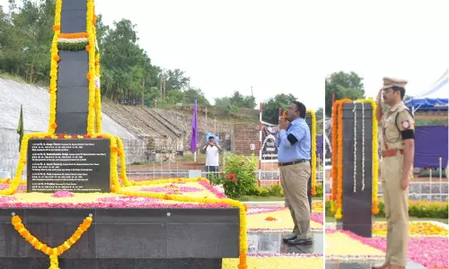 தேனியில் காவலர் வீரவணக்க நாள் அனுசரிப்பு