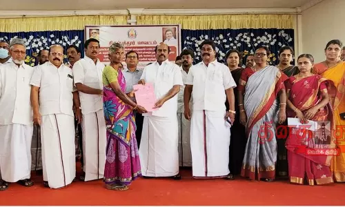திராவிட இயக்கம் இல்லையென்றால் பெண்கள் படித்திருக்க முடியாது அமைச்சர் எ.வ.வேலு பேச்சு