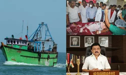 இந்திய கடற்படை தாக்குதல்: துப்பாக்கிச்சூட்டில் தமிழக மீனவர் படுகாயம்; பிரதமர் மோடிக்கு முதல்-அமைச்சர் மு.க.ஸ்டாலின் கடிதம்