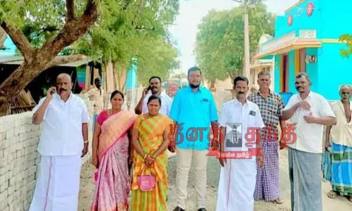 பனவடலிசத்திரம் அருகே புதிய சாலை அமைக்கும் பணி பனவடலிசத்திரம் அருகே புதிய சாலை அமைக்கும் பணி