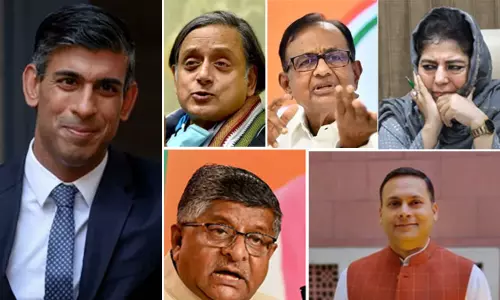 இங்கிலாந்தின் பிரதமராக ரிஷி சுனக் தேர்வு: இந்தியாவில் இதுபோன்று நடக்குமா? பாஜக - எதிர்க்கட்சி தலைவர்கள் இடையே வார்த்தை போர்! இங்கிலாந்தின் பிரதமராக ரிஷி சுனக் தேர்வு: இந்தியாவில் இதுபோன்று நடக்குமா? பாஜக - எதிர்க்கட்சி தலைவர்கள் இடையே வார்த்தை போர்!