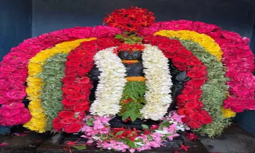 கோட்டூர் பைரவர் சாமிக்கு பூ மூடுதல் விழா கோட்டூர் பைரவர் சாமிக்கு பூ மூடுதல் விழா