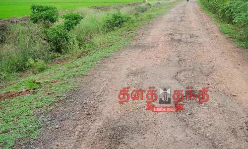 சேதமடைந்த சாலையை சீரமைக்க கோரிக்கை சேதமடைந்த சாலையை சீரமைக்க கோரிக்கை