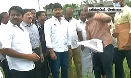 பக்கிங்கம் கால்வாயில் கழிவுநீர் கலப்பு - சுத்திகரிப்பு நிலையம் அமைப்பது தொடர்பாக உதயநிதி ஸ்டாலின் எம்.எல்.ஏ. ஆய்வு