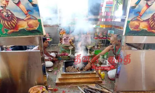 மருதமலை சுப்பிரமணியசுவாமி கோவிலில் சண்முகார்ச்சனை