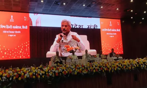 இந்தியை ஐ.நா.வில் அதிகாரப்பூர்வ மொழியாக அங்கீகரிக்க முயற்சி:  மத்திய மந்திரி ஜெய்சங்கர் தகவல்