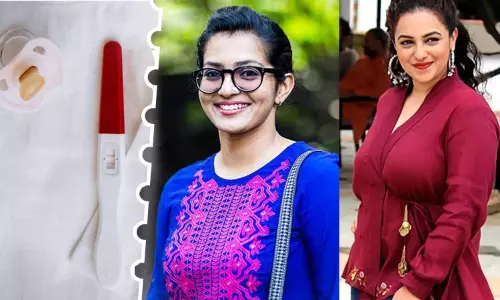 கல்யாணம் ஆகாமல் கர்ப்பமா...! நடிகைகள் சமூகவலைதளத்தில் கர்ப்ப பரிசோதனை பாசிட்டிவ்