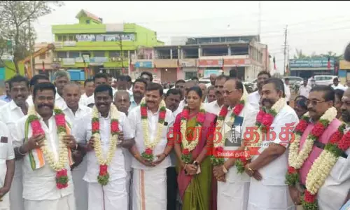 ஆலங்குளம் யூனியன் அலுவலக புதிய கட்டிடம் அடிக்கல் நாட்டு விழா