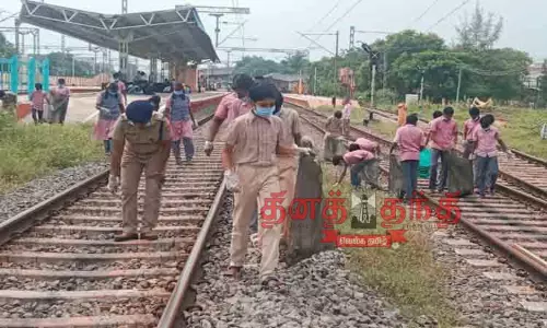 விருதுநகர் ெரயில் நிலையத்தில் தூய்மை திட்டம்