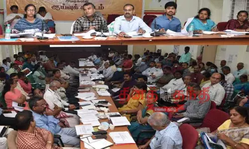 வடகிழக்கு பருவமழை முன்னெச்சரிக்கை ஆய்வு கூட்டம்