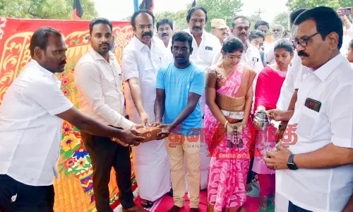 ஆனைக்குட்டம் இலங்கை தமிழர் மறுவாழ்வு முகாமில் 50 புதிய வீடுகள்