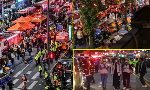 தென்கொரியா: ஹாலோவீன் கொண்டாட்டத்தின் கூட்ட நெரிசல் சிக்கி பலியானோர் எண்ணிக்கை 146 ஆக உயர்வு