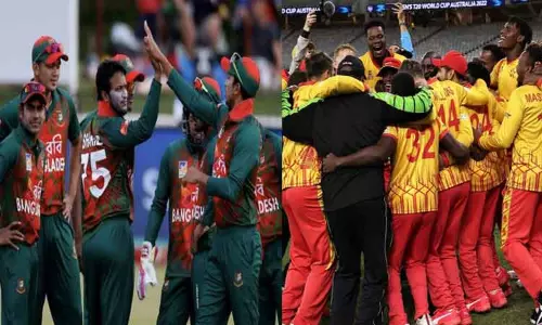 உலக கோப்பை டி20 கிரிக்கெட்: வங்காளாதேசம்-ஜிம்பாப்வே அணிகள் இன்று மோதல்