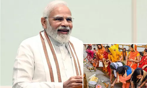 சத் பூஜை: அனைவரின் வாழ்வும் என்றும் ஒளிமயமாக இருக்கட்டும் - பிரதமர் மோடி வாழ்த்து!