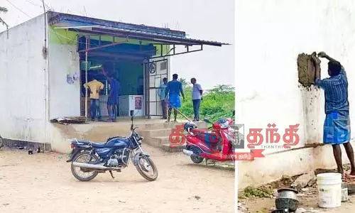 டாஸ்மார்க் கடை சுவரில் துளையிட்டு பீர் பாட்டில்கள் திருட்டு