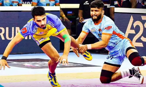 புரோ கபடி லீக்: தமிழ் தலைவாஸ்- பெங்கால் வாரியர்ஸ் ஆட்டம் டிரா புரோ கபடி லீக்: தமிழ் தலைவாஸ்- பெங்கால் வாரியர்ஸ் ஆட்டம் டிரா
