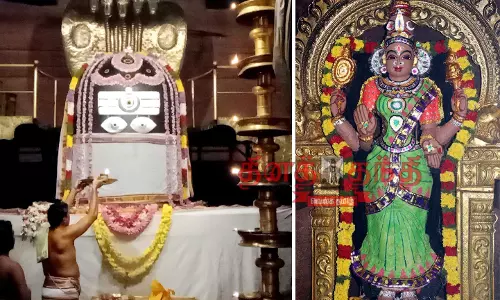 தஞ்சை பெரிய கோவிலில், மங்கள இசையுடன் தொடங்கியது:  மாமன்னன் ராஜராஜ சோழன் 1037-வது சதய விழா