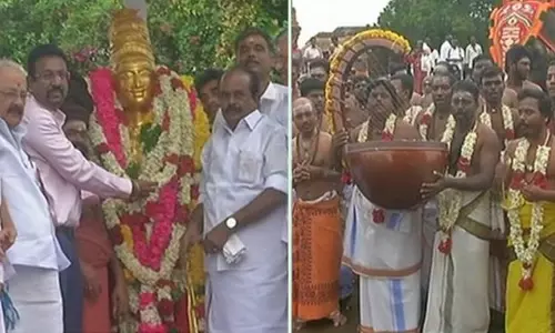 ராஜராஜ சோழனின் 1037-வது சதய விழா - தஞ்சை கலெக்டர் மாலை அணிவித்து மரியாதை