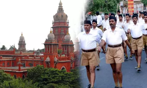 தமிழகத்தில் 44 இடங்களில் ஆர்.எஸ்.எஸ் பேரணிக்கு அனுமதி - சென்னை ஐகோர்ட்டு உத்தரவு