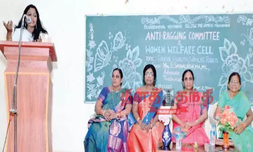 கோவிந்தம்மாள் ஆதித்தனார் மகளிர் கல்லூரியில் சட்ட விழிப்புணர்வு முகாம் கோவிந்தம்மாள் ஆதித்தனார் மகளிர் கல்லூரியில் சட்ட விழிப்புணர்வு முகாம்