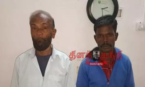 கட்டுமான பொருட்களை திருடிய 2 பேர் கைது கட்டுமான பொருட்களை திருடிய 2 பேர் கைது