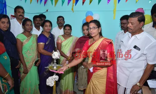 நகராட்சி வரி வசூல் மையம் திறப்பு நகராட்சி வரி வசூல் மையம் திறப்பு