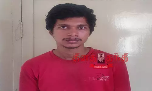 பெண்ணிடம் 5 பவுன் நகை பறித்த வாலிபர் கைது