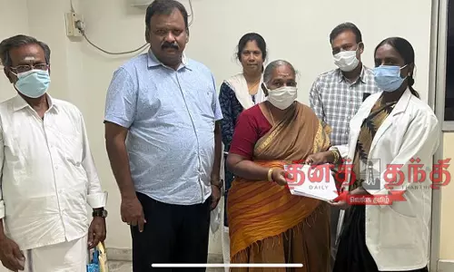 இறந்தபின் உடலை தானமாக வழங்க முன்வந்த மூதாட்டி இறந்தபின் உடலை தானமாக வழங்க முன்வந்த மூதாட்டி