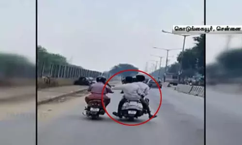 போக்குவரத்து விதிமீறல் தொடர்பாக யூ-டியூபர் அளித்த புகார் - விசாரணையில் பைக் திருடர்கள் சிக்கிய சம்பவம்