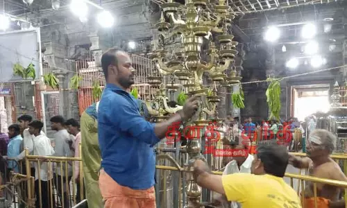 அருணாசலேஸ்வரர் கோவிலில் உழவார பணி