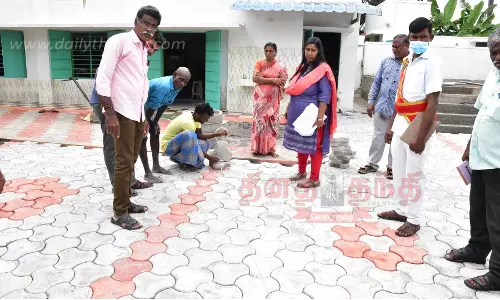 திட்டப்பணிகளை கலெக்டர் நேரில் ஆய்வு