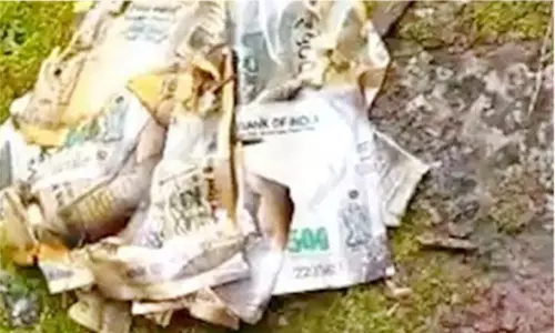 கேரளாவில் பாதி எரிந்த நிலையில் தண்ணீரில் மிதந்த ரூ.500 கள்ள நோட்டுக்கள்: போலீசார் விசாரணை