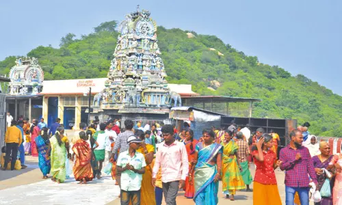 திருத்தணி முருகன் கோவிலில் குவிந்த பக்தர்கள் திருத்தணி முருகன் கோவிலில் குவிந்த பக்தர்கள்
