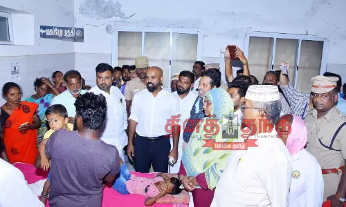 அங்கன்வாடியில் பல்லி விழுந்த உணவை சாப்பிட்ட 9 பேருக்கு சிகிச்சை