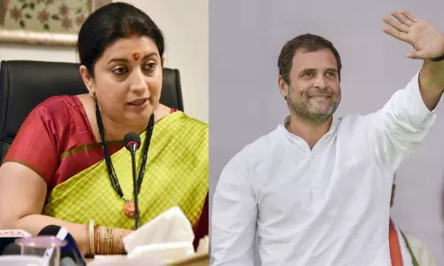 நாட்டை விமர்சித்தவர்களுடன் ராகுல்காந்தி பாத யாத்திரை மேற்கொண்டு வருகிறார் - மத்திய மந்திரி ஸ்மிருதி இரானி