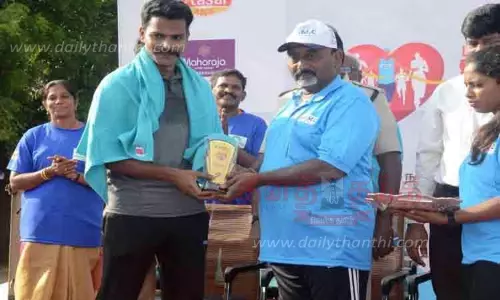 காரைக்குடியில்மாரத்தான் போட்டி