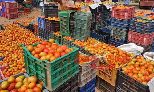 தக்காளி கிலோ ரூ.11.50-க்கு ஏலம்