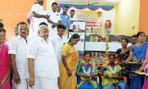 கர்ப்பிணிகளுக்கு சமுதாய வளைகாப்பு நிகழ்ச்சி