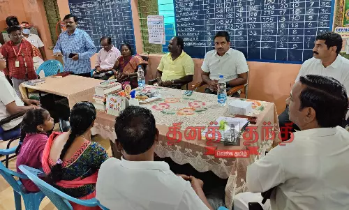 பொன்னையாற்றில் வெள்ளப்பெருக்கு: முன்னெச்சரிக்கை நடவடிக்கை குறித்து கலெக்டர் ஆலோசனை